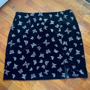 shein butterfly skirt